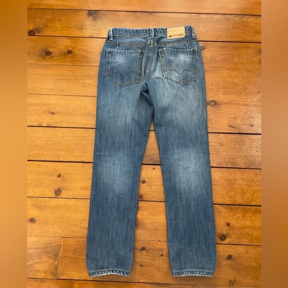 Hugo Boss Orange Slim Fit Button Fly Denim Blue Jeans - Picture 8 of 10